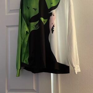 Witch Graphic Long Sleeve Shirt